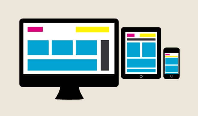 illustration pour responsive design