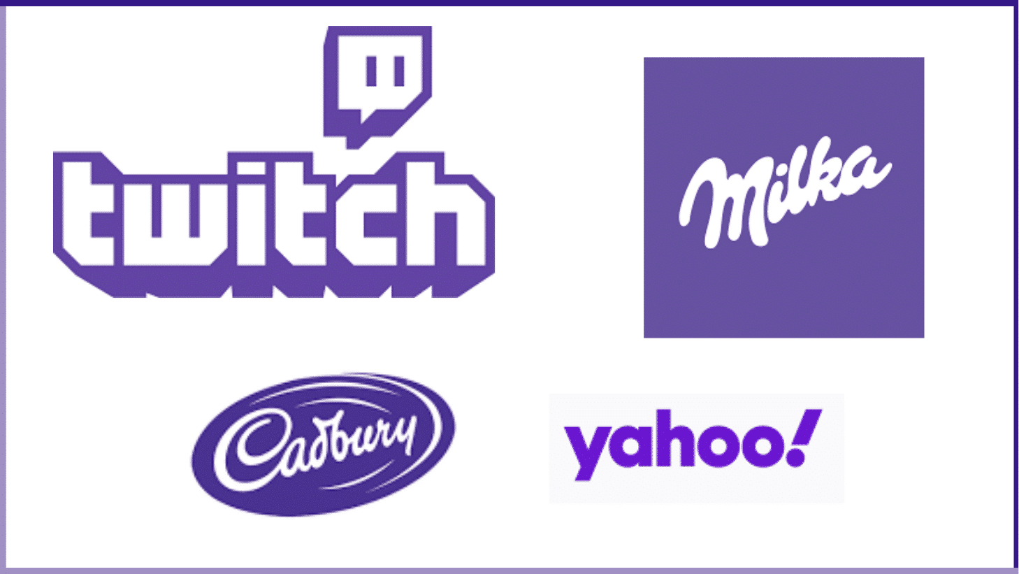 signification logo violet en communication