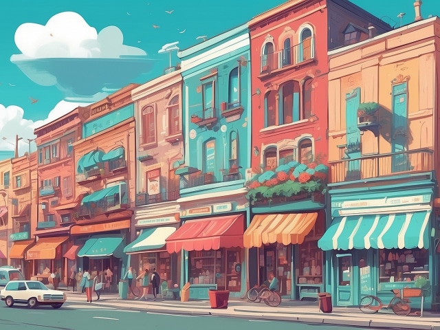 illustration pour mode multiboutique